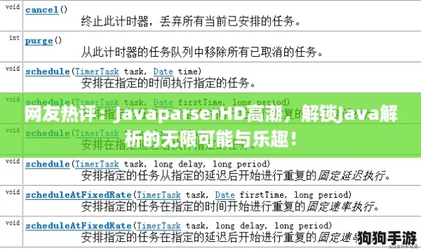 网友热评：JavaparserHD高潮，解锁Java解析的无限可能与乐趣！