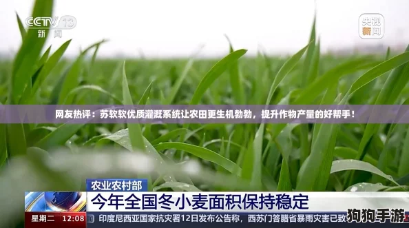 网友热评:苏软软优质灌溉系统让农田更生机勃勃,提升作物产量的好帮手! 网友热评:苏软软优质灌溉系统让农田更生机勃勃,提升作物产量的好帮手!