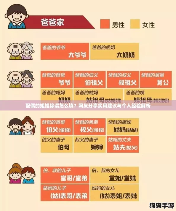 配偶的姐姐称谓怎么填？网友分享实用建议与个人经验解析