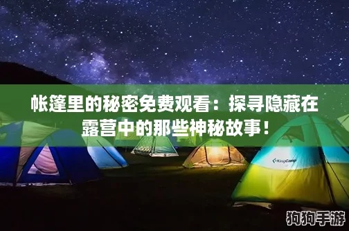 帐篷里的秘密免费观看：探寻隐藏在露营中的那些神秘故事！