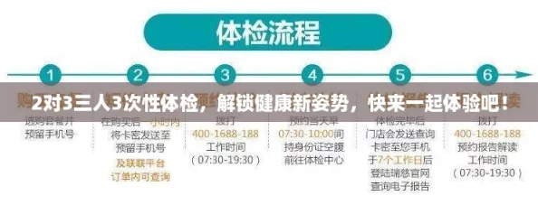 2对3三人3次性体检，解锁健康新姿势，快来一起体验吧！