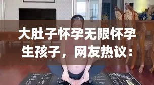 大肚子怀孕无限怀孕生孩子，网友热议：现代女性的选择与挑战