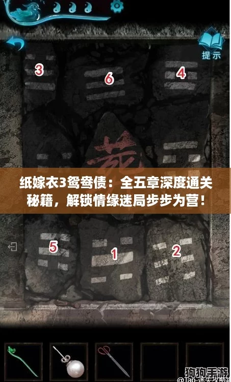 纸嫁衣3鸳鸯债：全五章深度通关秘籍，解锁情缘迷局步步为营！