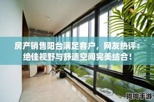 房产销售阳台满足客户，网友热评：绝佳视野与舒适空间完美结合！