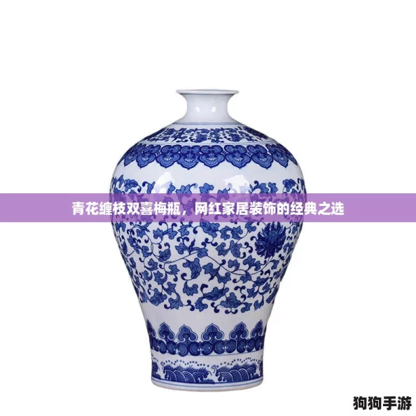 青花缠枝双喜梅瓶,网红家居装饰的经典之选 青花缠枝双喜梅瓶,网红家居装饰的经典之选