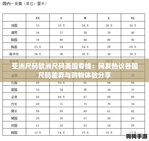 亚洲尺码欧洲尺码美国专线:网友热议各国尺码差异与购物体验分享 亚洲尺码欧洲尺码美国专线:网友热议各国尺码差异与购物体验分享
