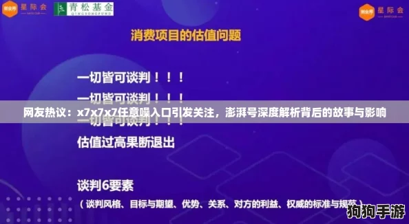 网友热议：x7x7x7任意噪入口引发关注，澎湃号深度解析背后的故事与影响