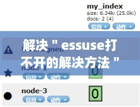 解决"essuse打不开的解决方法",网友分享有效技巧与经验心得,助你顺利访问! 解决"essuse打不开的解决方法",网友分享有效技巧与经验心得,助你顺利访问!