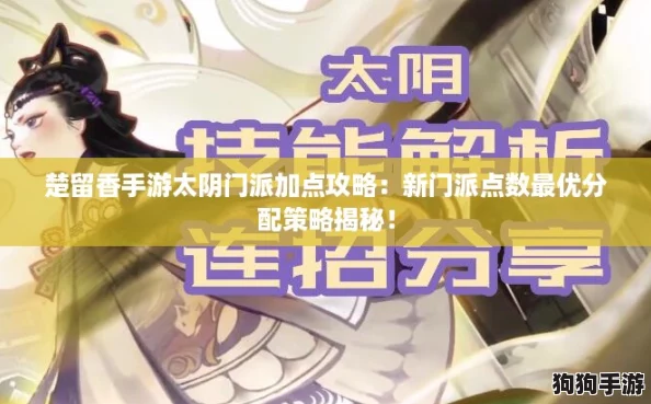 楚留香手游太阴门派加点攻略：新门派点数最优分配策略揭秘！