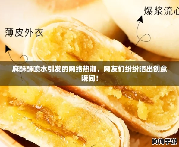 麻酥酥喷水引发的网络热潮，网友们纷纷晒出创意瞬间！