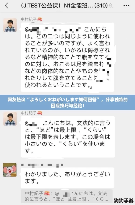 网友热议“よろしくおねがいします如何回答”，分享独特的回应技巧与经验！