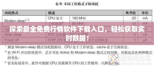 探索最全免费行情软件下载入口,轻松获取实时数据! 探索最全免费行情软件下载入口,轻松获取实时数据!