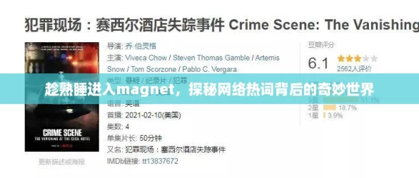 趁熟睡进入magnet,探秘网络热词背后的奇妙世界 趁熟睡进入magnet,探秘网络热词背后的奇妙世界