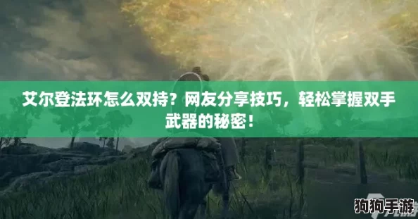 艾尔登法环怎么双持？网友分享技巧，轻松掌握双手武器的秘密！