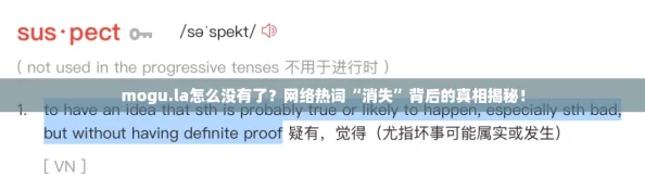 mogu.la怎么没有了？网络热词“消失”背后的真相揭秘！