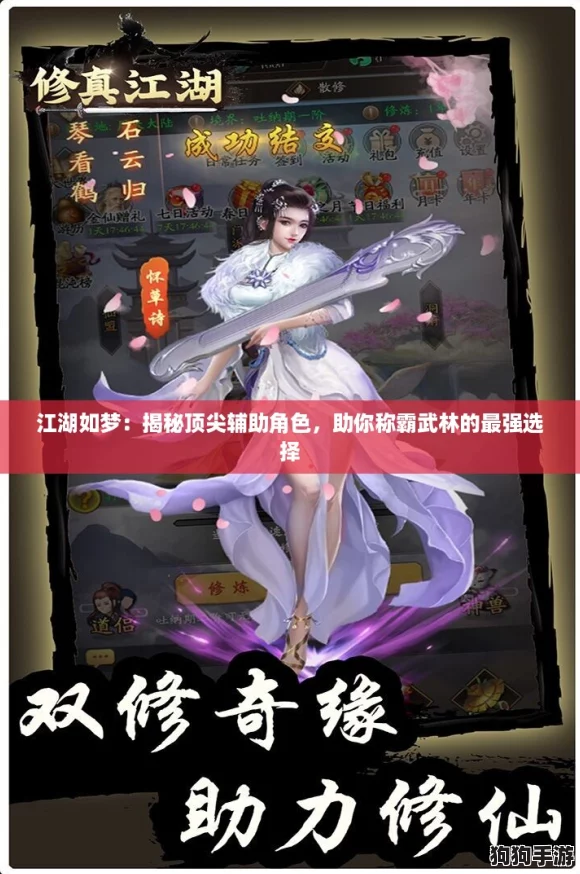 江湖如梦：揭秘顶尖辅助角色，助你称霸武林的最强选择